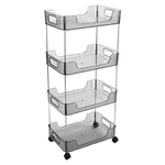 Этажерка 4-х ярусная на колесах, BZ-6064GY