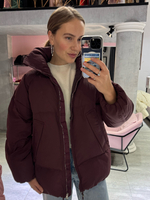 Пуховик Бургунди