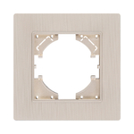 Рамка 1-постовая, золотой Kollinger Eleganz Plex EP1GD