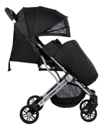 Коляска детская прогулочная Farfello Comfy Go (Dark grey/colorful (черная) CG-18)