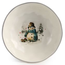 САЛАТНИК AGNESS "С НОВЫМ ГОДОМ!" 17*5,7 СМ (КОР=24ШТ.)