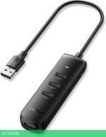 USB-хаб Ugreen CM416-10915 Black (10915)