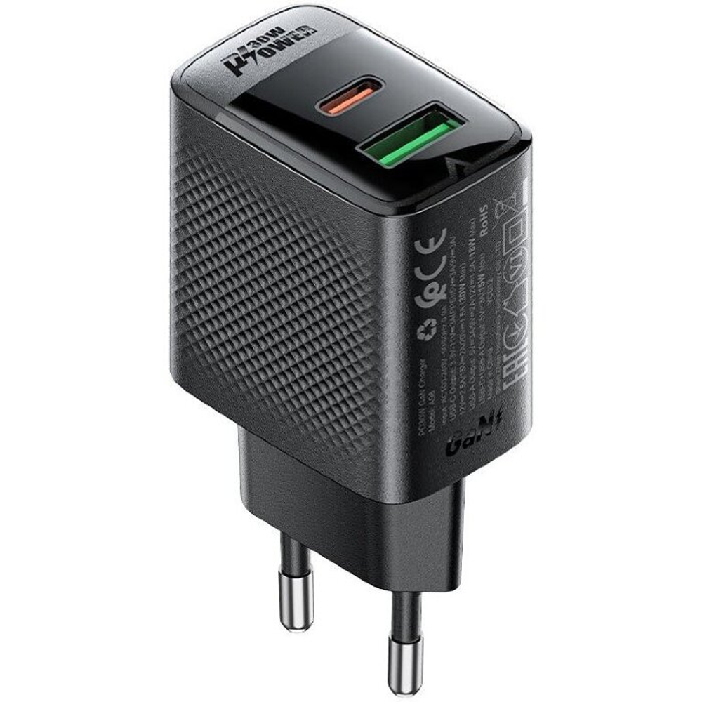 A98 PD30W GaN (USB-C+USB-A) charger (EU)