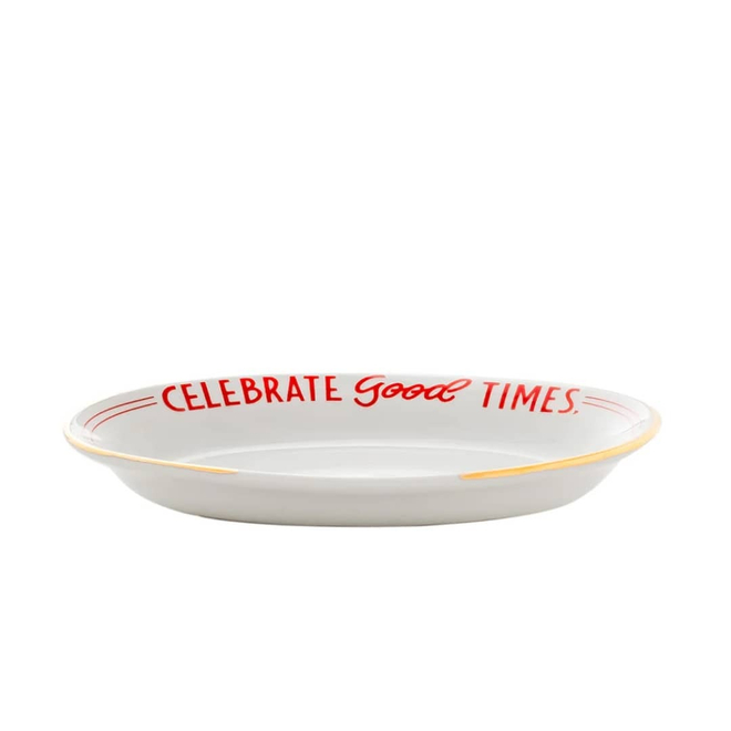 Блюдо овальное CELEBRATE GOOD TIMES, 17x10 см