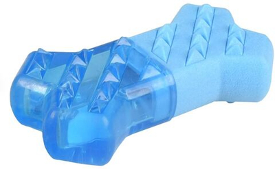 Охлаждающая игрушка "Снежная косточка" 13,3 см, ТПР, голубой, Flamingo