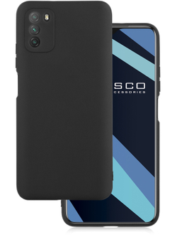 Чехол ROSCO для Poco M3 оптом (арт. XM-PM3-COLOURFUL-BLACK)