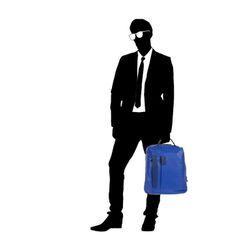 Рюкзак Piquadro Pulse синий телячья кожа (CA3349P15/BLU)