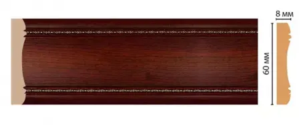 Молдинг DECOMASTER 185-51 (60*8*2400мм)