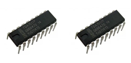 TDA1517 P dip -18 (замена CD1517) микросхема (Двухканальный аудиоусилитель, 2 х 6Вт) 2шт