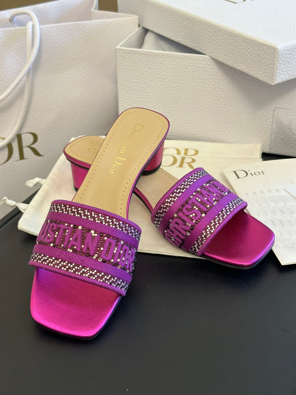 Christian Dior Dway Heeled Slide