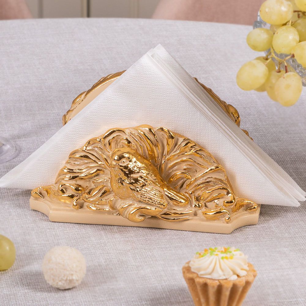 Держатель для салфеток Птички Айвори