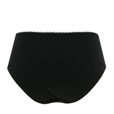 Трусы-макси Ashley с цветочной вышивкой (Размер: 50) (Цвет: черный)