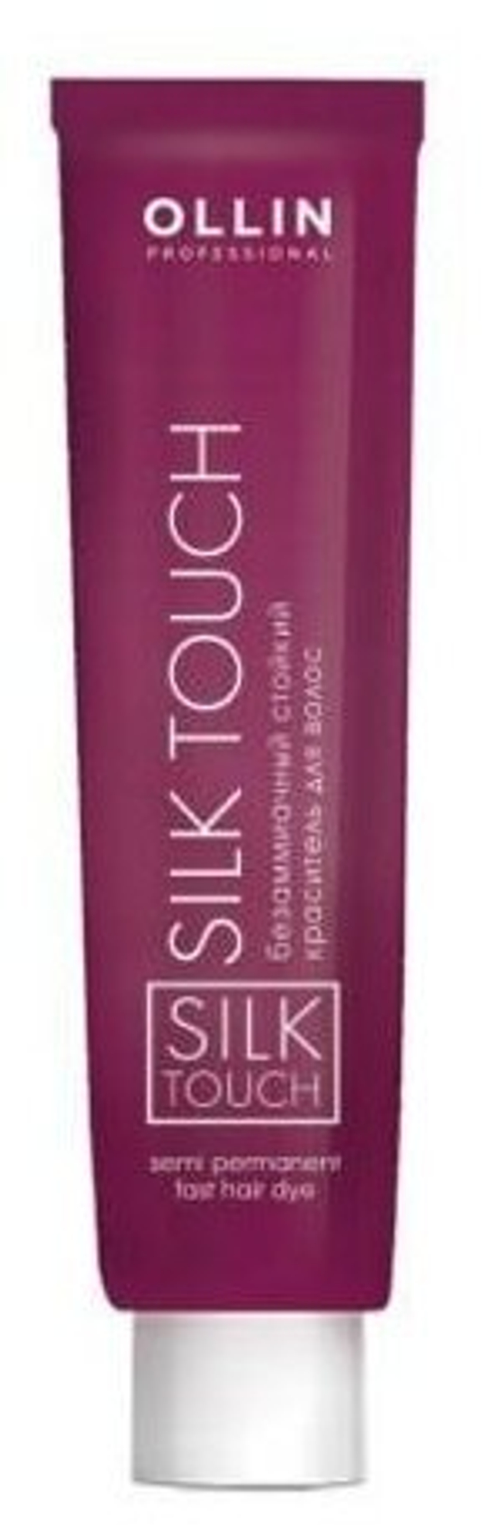 OLLIN SILK TOUCH 10/0 светлый блондин 60мл Безаммиачный стойкий краситель для волос