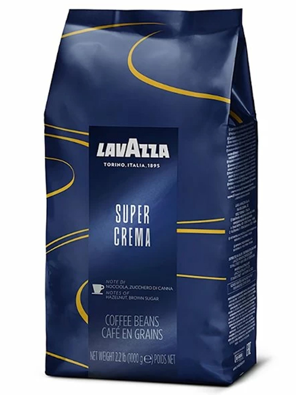 Кофе в зернах Lavazza Super Crema (Лавацца Супер Крема) 1000 г