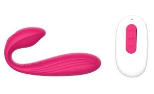 Вибростимулятор для пар Свободный ассортимент с пультом ДУ, 17,7 см