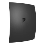 Вентилятор накладной BREEZE D100 обратный клапан Matt black