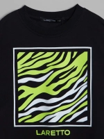 Летний костюм для девочки с леггинсами