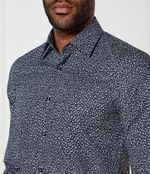 Рубашка H-HANK-kent-C1-214 BOSS BLACK - темно-синий(50533021)