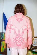 Куртка Soeurs с Застежками на Клапанах / Pink Jacket розовая