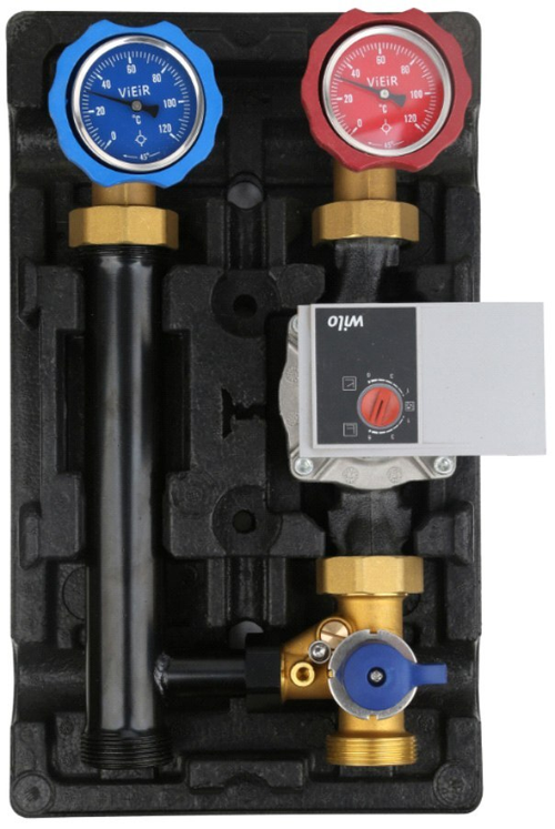 Кронштейн ПЛОСКАЯ для водорозеток 75/150 с амортизаторами  ViEiR  (60/10шт)