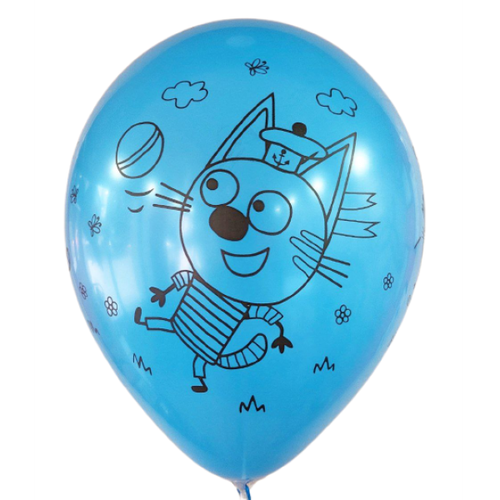 Шар 12" Ассорти Котики, пастель Sp