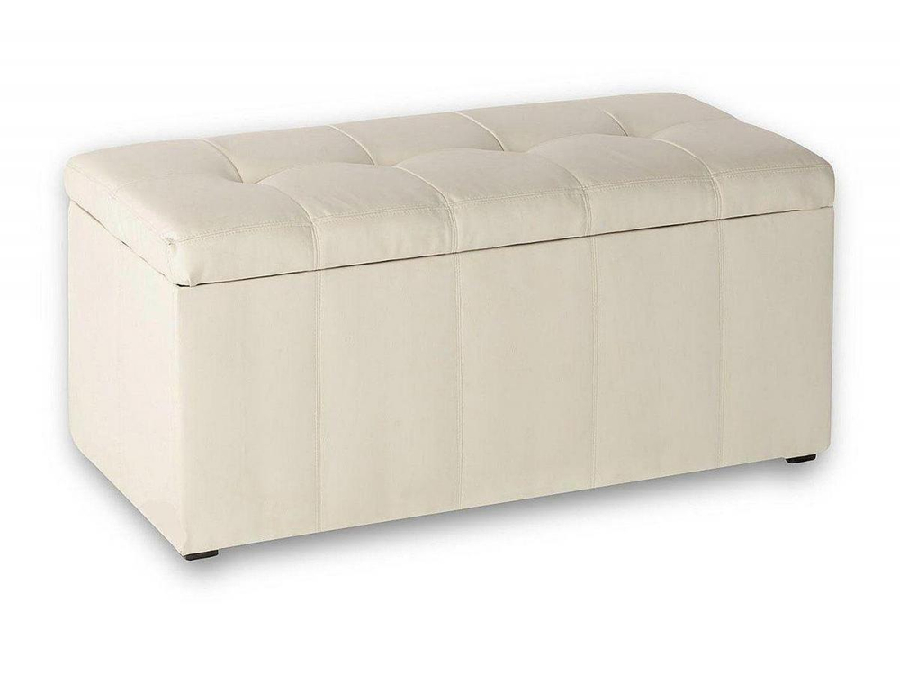 Банкетка Лонг Светло-Бежевый экокожа