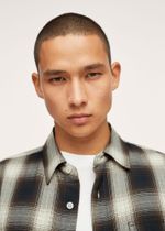 Рубашка из фланели в клетку