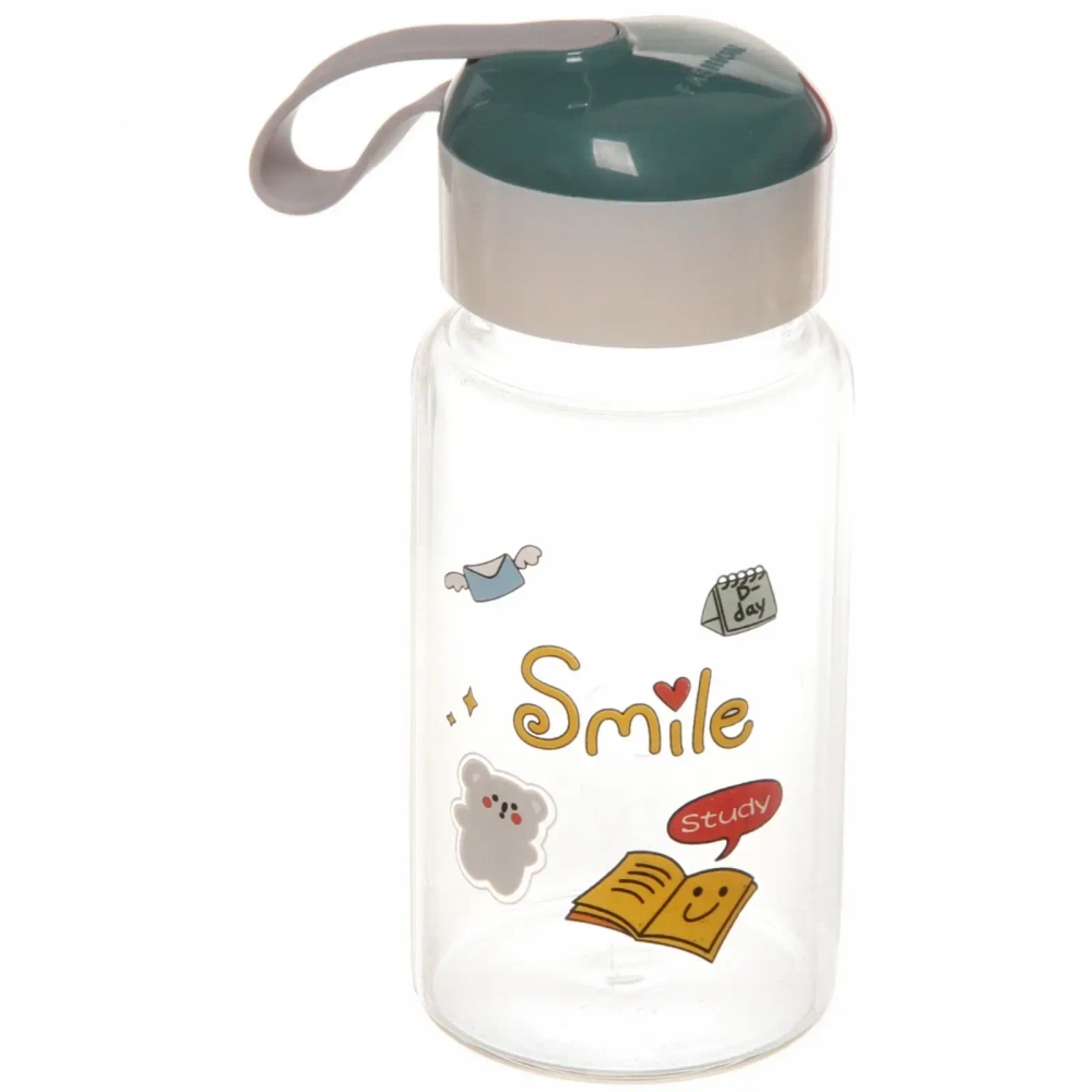 Бутылка питьевая стеклянная 320мл «Вечеринка»