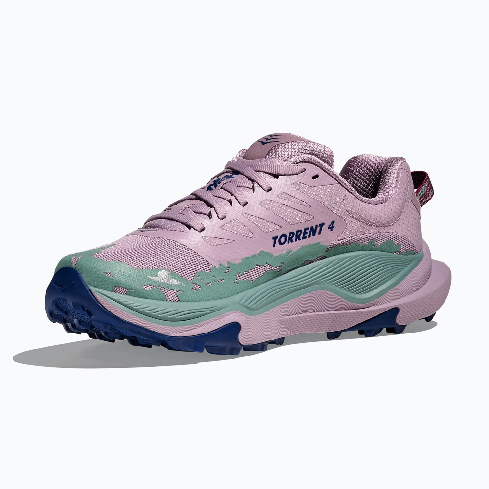 Женские Кроссовки для бега HOKA Torrent 4 fragrant lilac/tart cherry