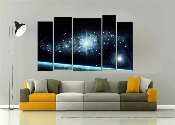 Модульная картина "Звездная галактика