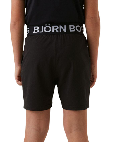 Шорты для мальчика теннисные Björn Borg Shorts Jr - black beauty
