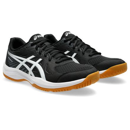 Кроссовки волейб. муж. ASICS Upcourt 6 1071A104 001,р.10(рос.42,5),иск.кожа, текстиль,черно-белый