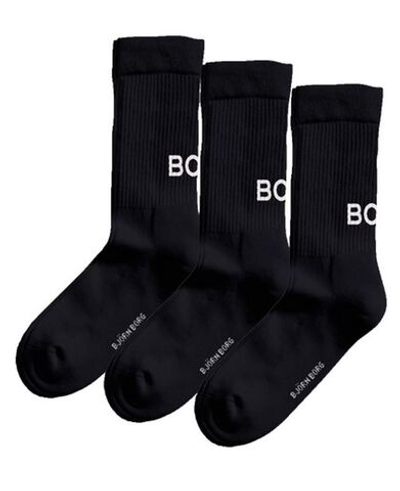 Теннисные носки Bj_rn Borg Crew 3P - Black