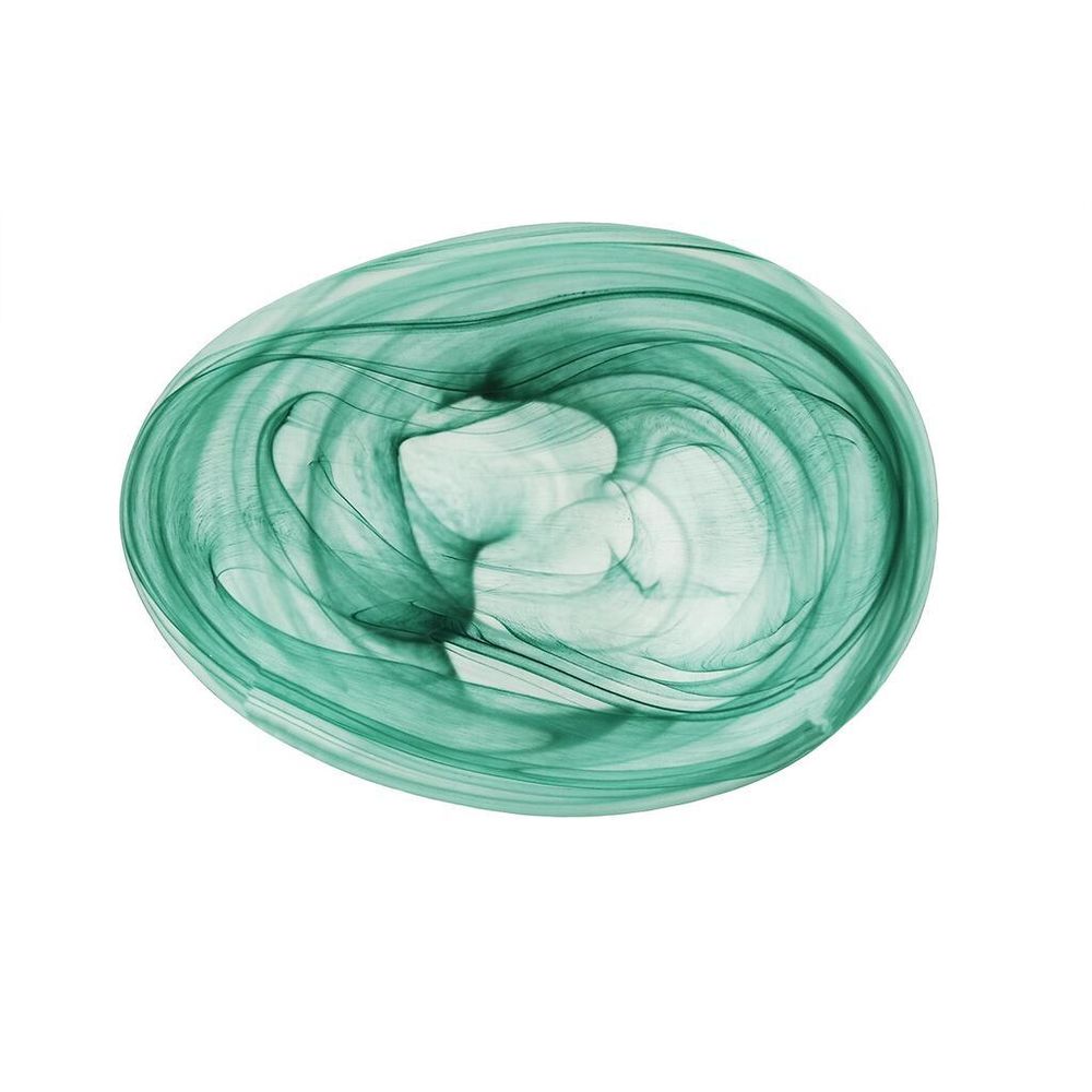 Салатник 400 мл 24*17 см h2 см овальный   матовое стекло P.L. Proff Cuisine [6]