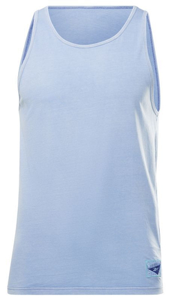 Мужская теннисная футболка Reebok Les Mills Natural Dye Tank Top - небесный