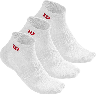 Теннисные носки Wilson Men's Quarter Sock 3 - White