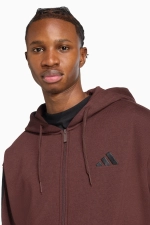 Кофта adidas Essentials 3-Stripes Fleece - коричневый