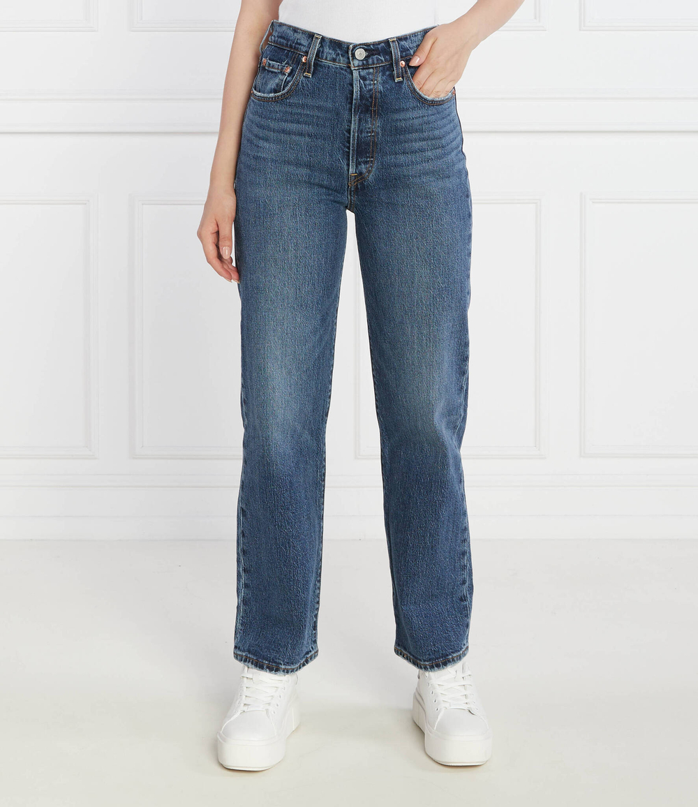 Джинсы RIBCAGE NO BACK POCKET VALLEY Levi's - голубой(A6273-0000)