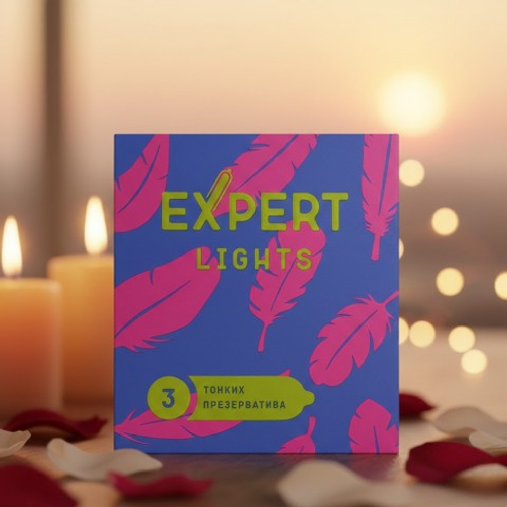 Презервативы EXPERT LIGHTS № 3 (ультратонкие), 3 шт.