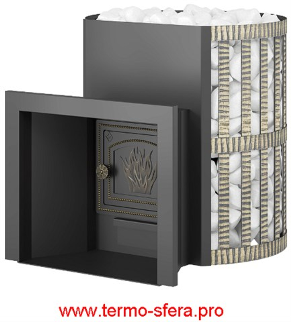 Печь ВЕЗУВИЙ газо-дровяная СКИФ Ковка 18 (ДТ-3)