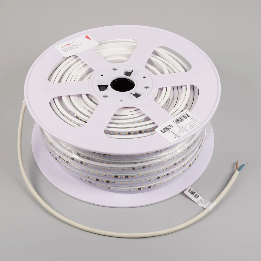 Светодиодная лента герметичная ARL-PV-A120-15mm 230V Warm2700 (15 W/m, IP65, 50m) (Arlight, -) 054701