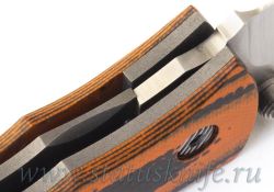 Нож Lightfoot Bull Whip BG42 G10 Orangeфотография - 7