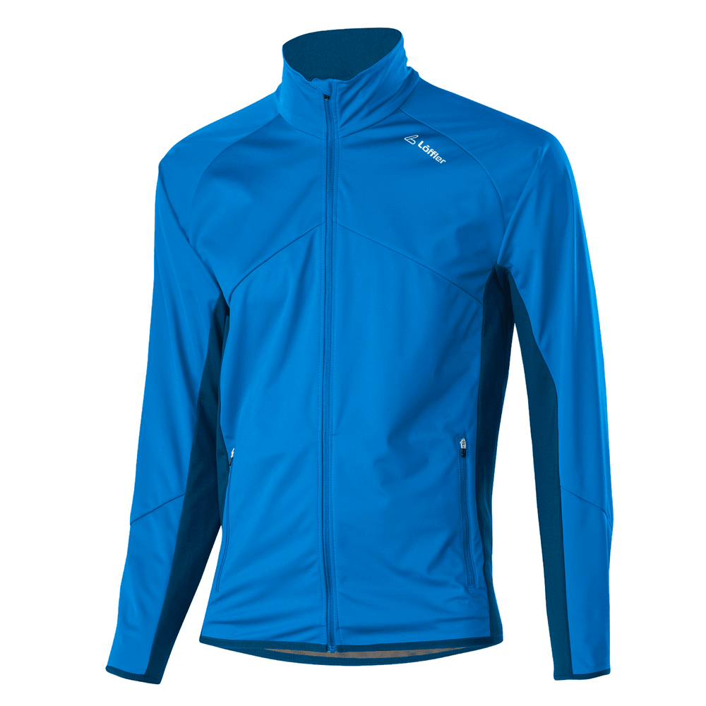 Куртка разминочная LOFFLER ALPHA WS LIGHTINDIGO/DEEP WATER, мужская, EL22054-434