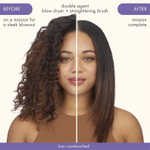Amika Фен-щетка для волос Double Agent 2-In-1 Straightening Blow Dry
