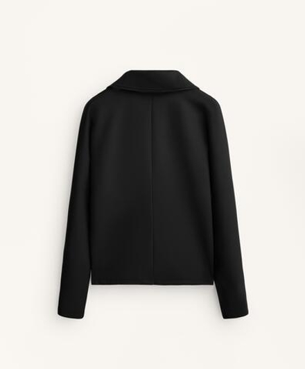 Oysho Куртка с двойной застежкой-молнией , черный