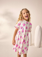 Платье для девочки Next AH9-586, Молочный