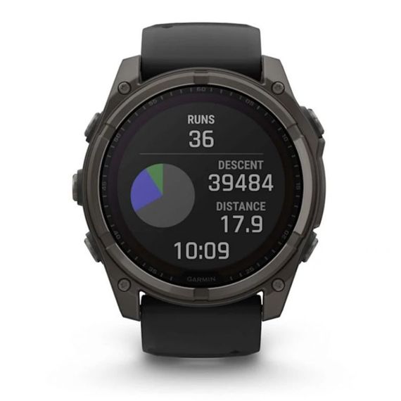 Garmin Fenix 8 51 мм Solar – титановый корпус, сапфировое стекло, солнечная зарядка