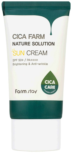 Солнцезащитный крем с центеллой Farm Stay Cica Farm Sun Cream