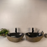 Раковина из речного камня ПАРА! RS-65360 52*35*15 0865