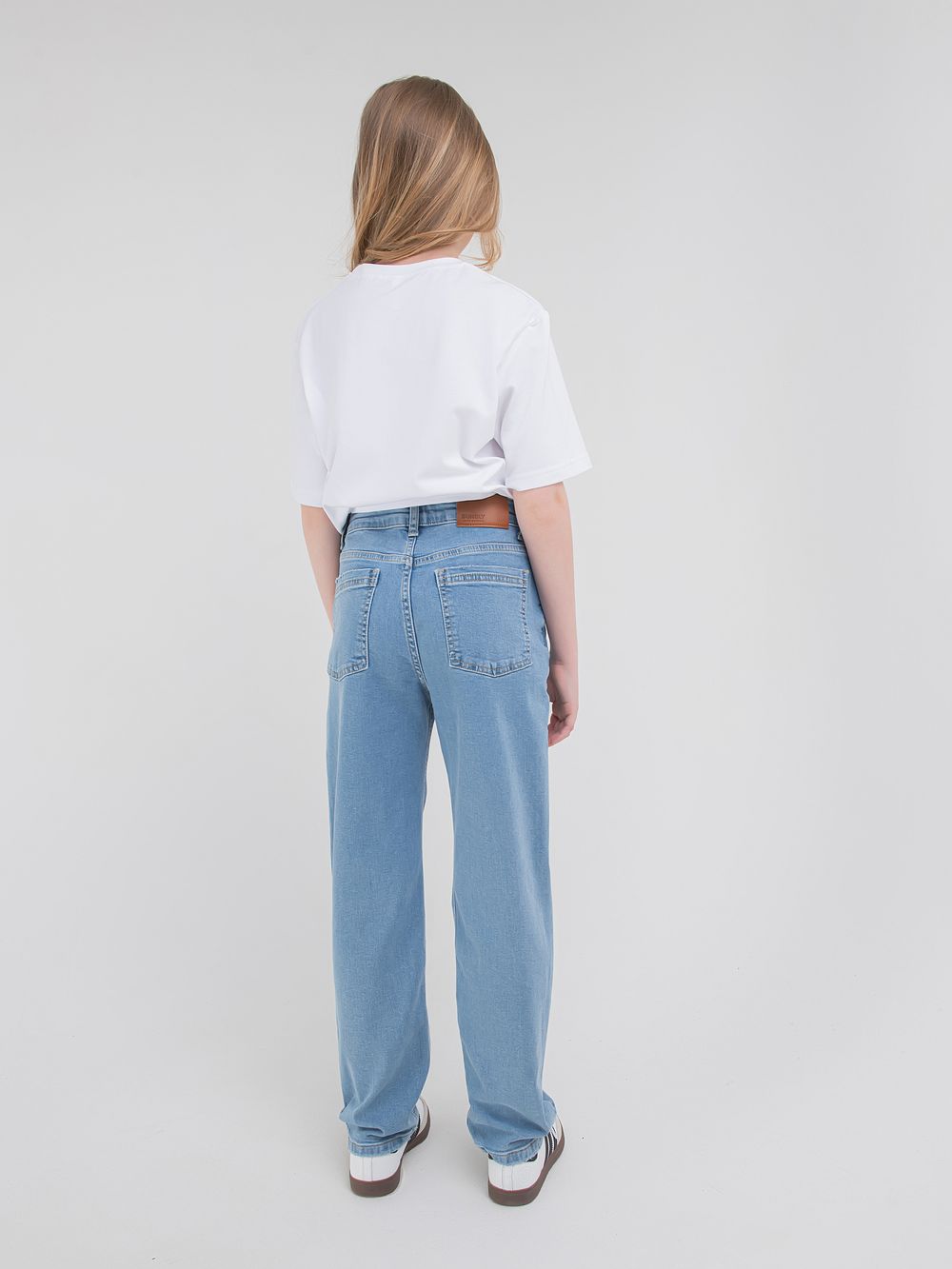 Джинсы прямые "Голубые" 7+